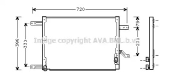 Конденсатор (AVA QUALITY COOLING: AL5080)