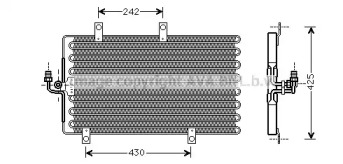 Конденсатор (AVA QUALITY COOLING: AL5092)