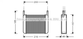 Теплообменник (AVA QUALITY COOLING: AL6033)