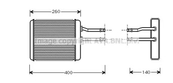 Теплообменник (AVA QUALITY COOLING: AL6072)