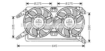 Вентилятор (AVA QUALITY COOLING: AL7507)