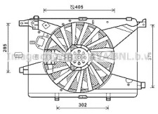 Вентилятор (AVA QUALITY COOLING: AL7516)