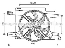 Вентилятор (AVA QUALITY COOLING: AL7522)