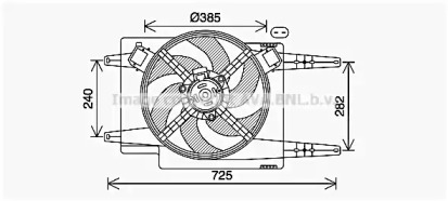 Вентилятор (AVA QUALITY COOLING: AL7525)