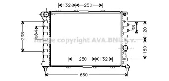 Теплообменник (AVA QUALITY COOLING: ALA2057)