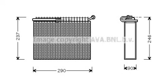 Испаритель (AVA QUALITY COOLING: ALV022)