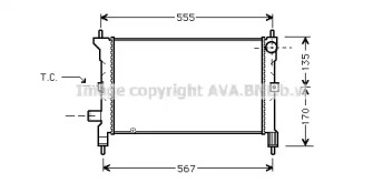 Теплообменник (AVA QUALITY COOLING: AU2081)