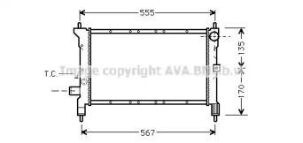 Теплообменник (AVA QUALITY COOLING: AU2100)