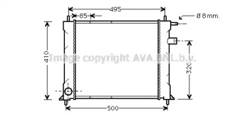 Теплообменник (AVA QUALITY COOLING: AU2110)