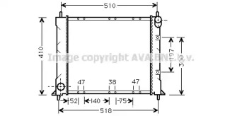 Теплообменник (AVA QUALITY COOLING: AU2150)