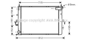 Теплообменник (AVA QUALITY COOLING: AU2152)