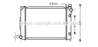 Теплообменник (AVA QUALITY COOLING: AU2164)