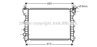 Теплообменник (AVA QUALITY COOLING: AU2174)