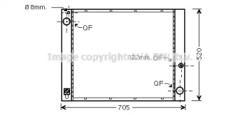 Теплообменник (AVA QUALITY COOLING: AU2183)