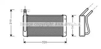 Теплообменник (AVA QUALITY COOLING: AU6054)