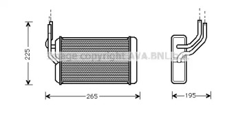 Теплообменник (AVA QUALITY COOLING: AU6105)