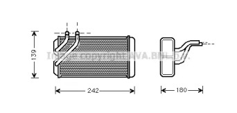 Теплообменник (AVA QUALITY COOLING: AU6106)