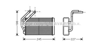 Теплообменник (AVA QUALITY COOLING: AU6176)