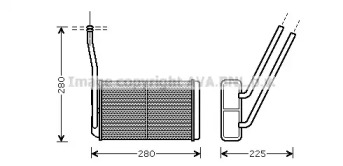 Теплообменник (AVA QUALITY COOLING: AU6195)