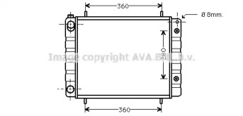 Теплообменник (AVA QUALITY COOLING: AUA2082)