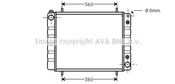 Теплообменник (AVA QUALITY COOLING: AUA2084)