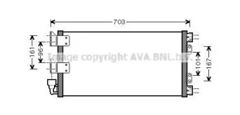 Конденсатор (AVA QUALITY COOLING: AUA5178D)