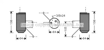 Осушитель (AVA QUALITY COOLING: AUD042)