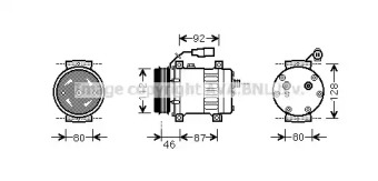 Компрессор (AVA QUALITY COOLING: AUK201)