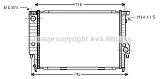 Теплообменник (AVA QUALITY COOLING: BW2164)