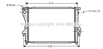 Теплообменник (AVA QUALITY COOLING: BW2222)