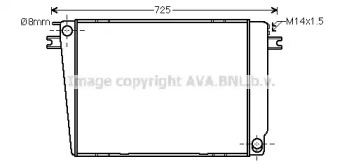 Теплообменник (AVA QUALITY COOLING: BW2241)