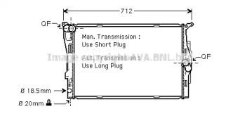 Теплообменник (AVA QUALITY COOLING: BW2292)