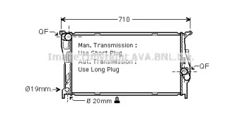 Теплообменник (AVA QUALITY COOLING: BW2293)