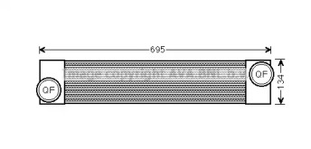 Теплообменник (AVA QUALITY COOLING: BW4375)