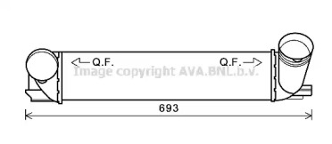 Теплообменник (AVA QUALITY COOLING: BW4473)