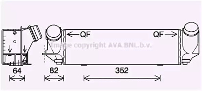 Теплообменник (AVA QUALITY COOLING: BW4561)