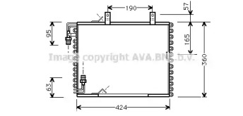 Конденсатор (AVA QUALITY COOLING: BW5147)
