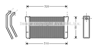 Теплообменник (AVA QUALITY COOLING: BW6080)