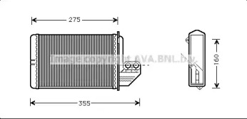 Теплообменник (AVA QUALITY COOLING: BW6172)