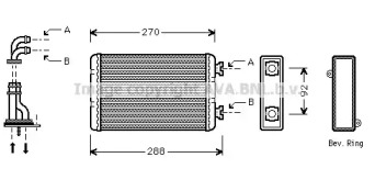 Теплообменник (AVA QUALITY COOLING: BW6173)