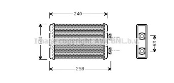 Теплообменник (AVA QUALITY COOLING: BW6210)