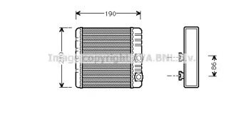 Теплообменник (AVA QUALITY COOLING: BW6211)