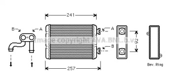 Теплообменник (AVA QUALITY COOLING: BW6257)