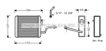 Теплообменник (AVA QUALITY COOLING: BW6258)