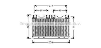 Теплообменник (AVA QUALITY COOLING: BW6259)