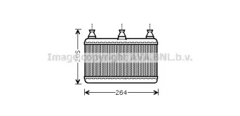 Теплообменник (AVA QUALITY COOLING: BW6341)