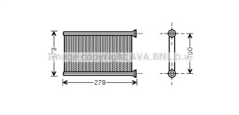 Теплообменник (AVA QUALITY COOLING: BW6342)