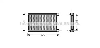 Теплообменник (AVA QUALITY COOLING: BW6344)