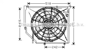 Вентилятор (AVA QUALITY COOLING: BW7502)