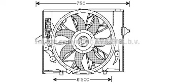 Вентилятор (AVA QUALITY COOLING: BW7504)